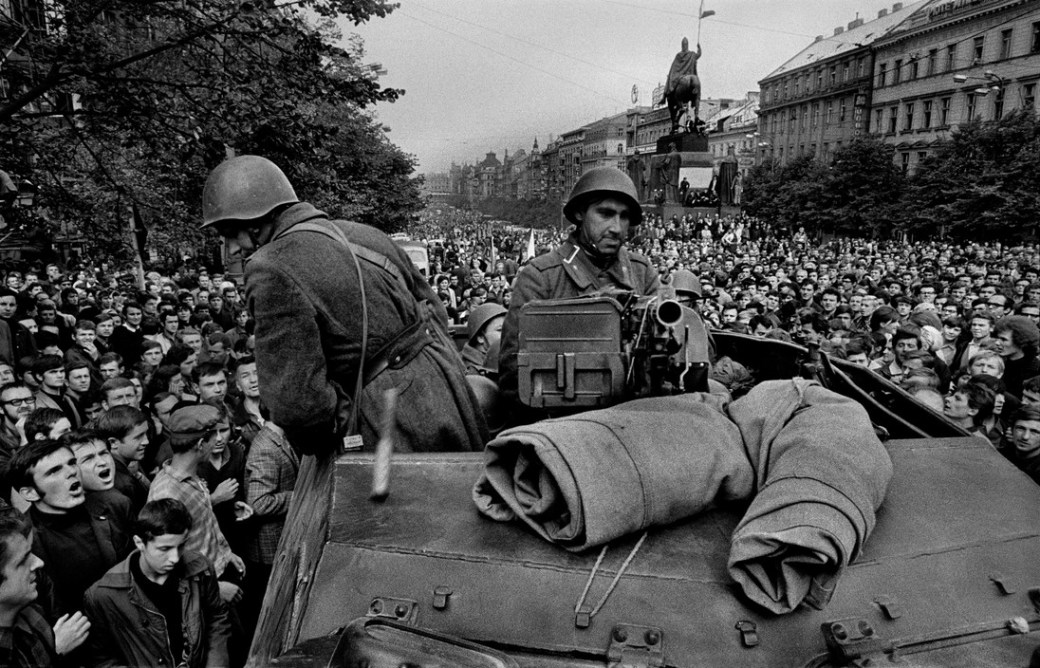 CZECHOSLOVAKIA. Prague. August 1968. Warsaw Pact troops invade Prague.
